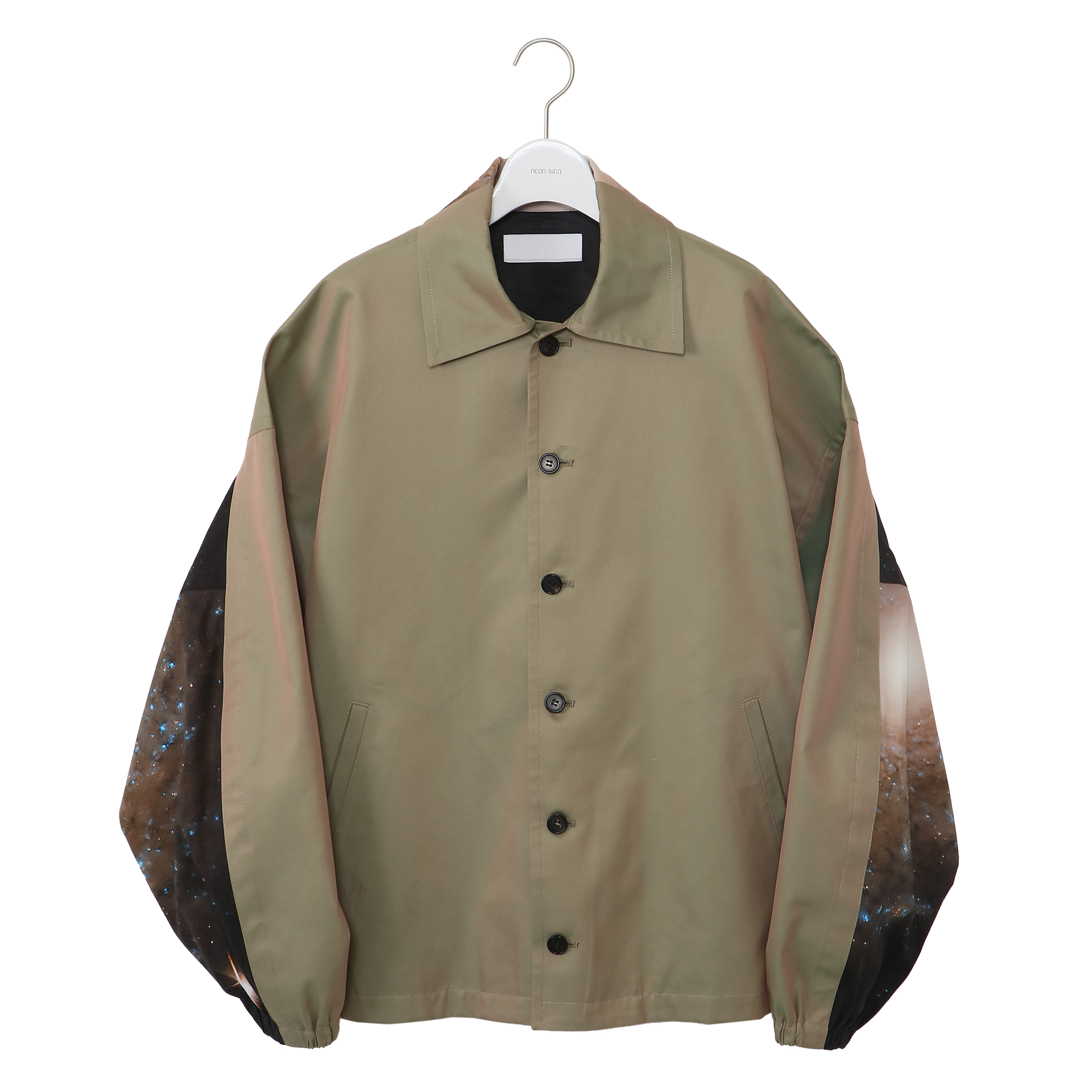 NEON SIGN COSMO BARRED SPACE JACKET OLIVE/BLACK