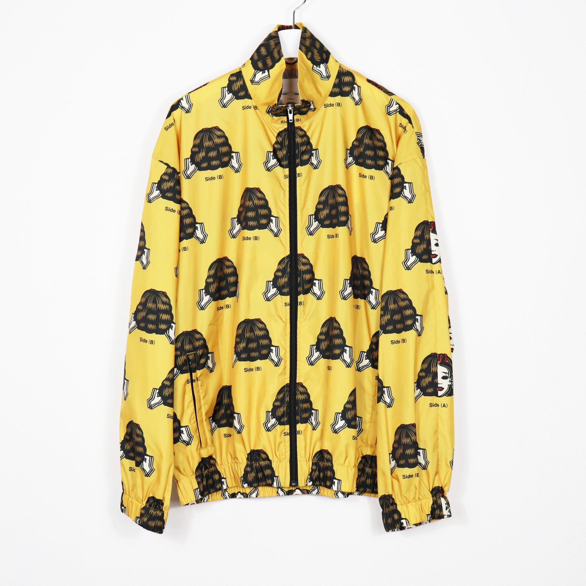 NEONSIGN SWITCH SNOW WITHE BOMBER JACKET YELLOW