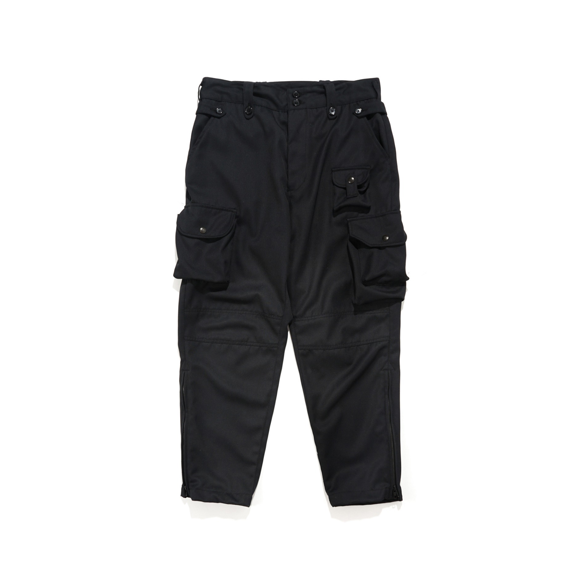 AW21 AIE / FRB PANTS BLACK WOOL POLY SERGE
