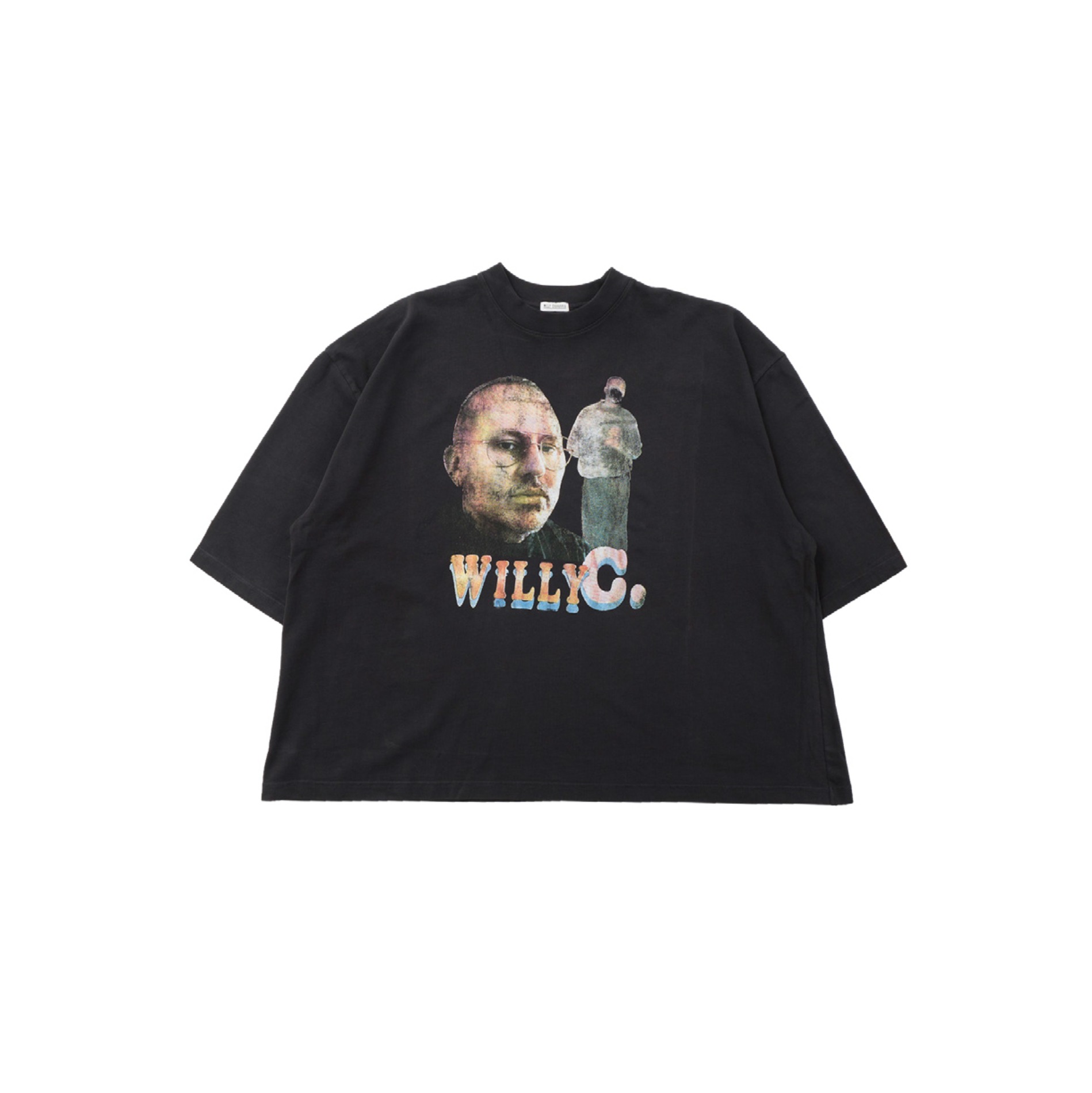 SS22 WILLY CHAVARRIA WILLY FACE BUFFALO TEE JET BLACK
