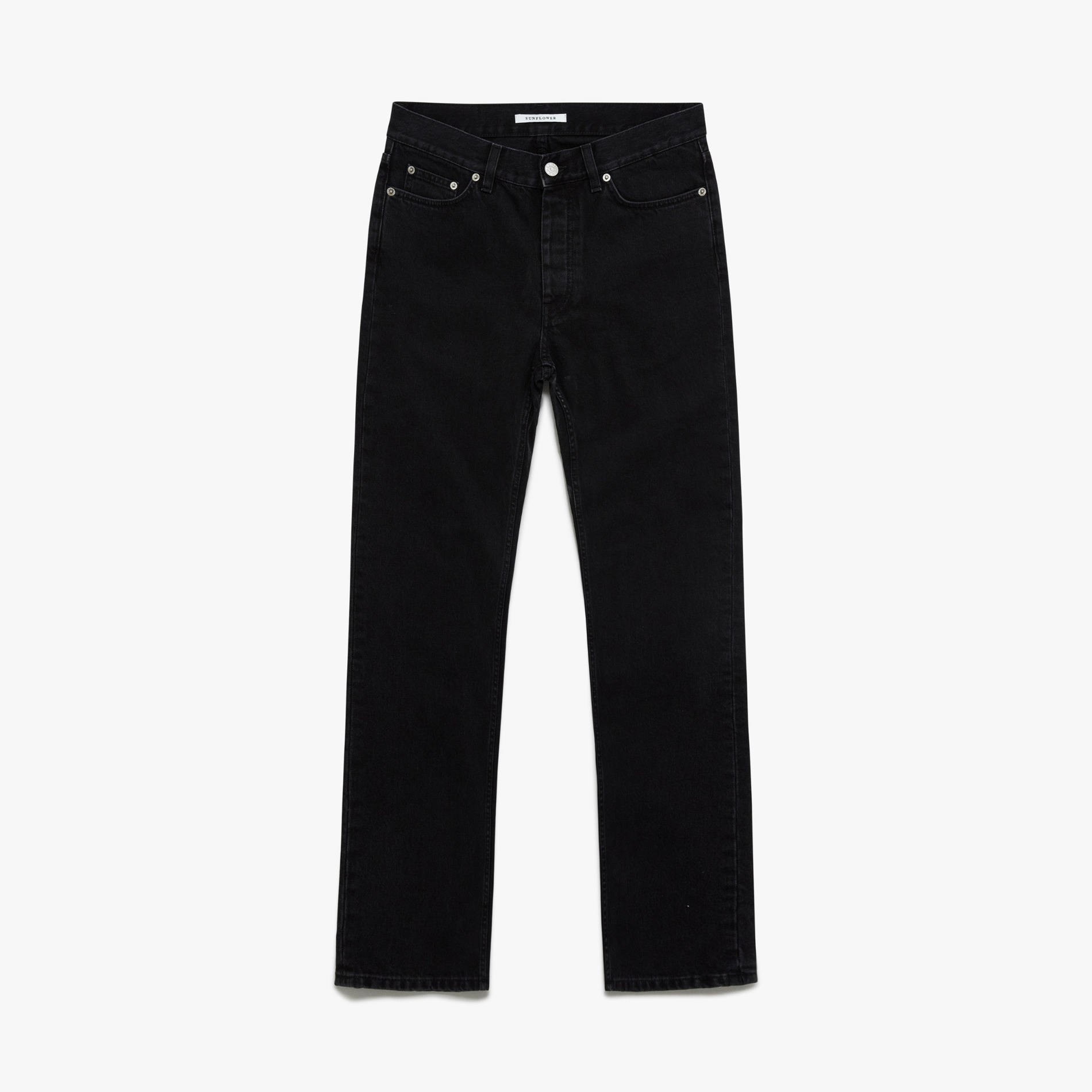 SS22 SUNFLOWER 5037 STRAIGHT JEANS BLACK WASHED