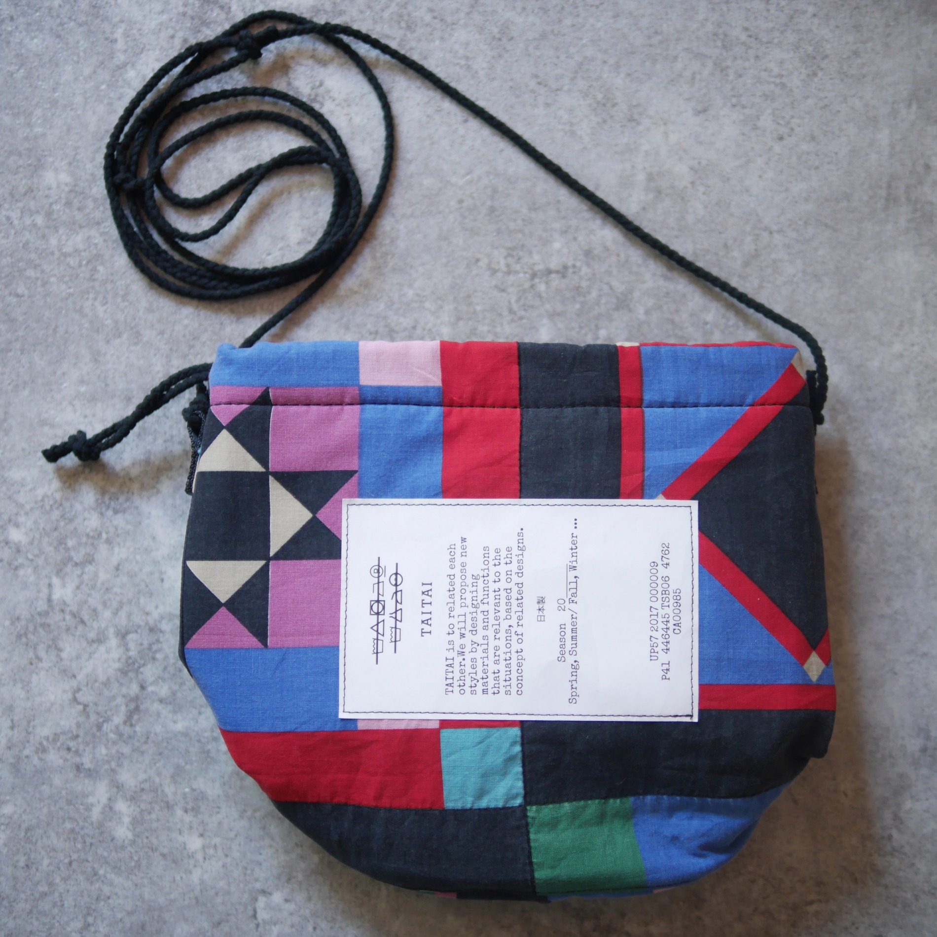 SS22 TAITAI ULTRA LIGHT COOLER BAG TWO PATCH WORK