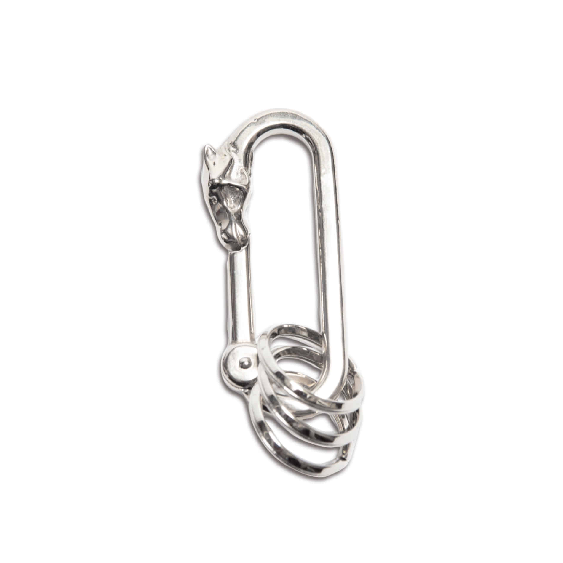 SS22 THE LETTERS HORSE FACE CARABINER