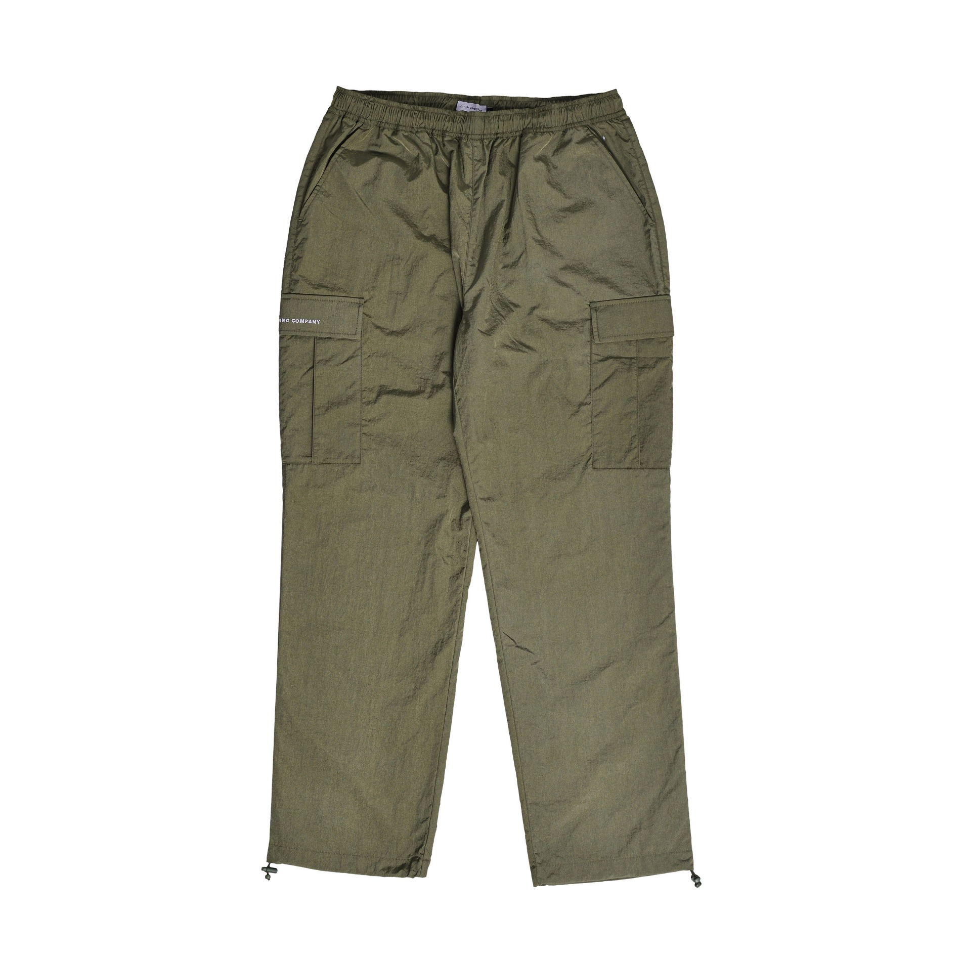 AW22 POP TRADING COMPANY CARGO TRACK PANTS OLIVE