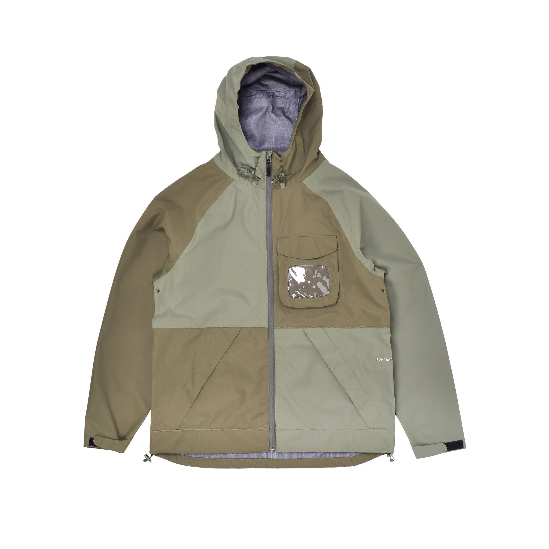 AW22 POP TRADING COMPANY ORACLE JACKET OLIVE