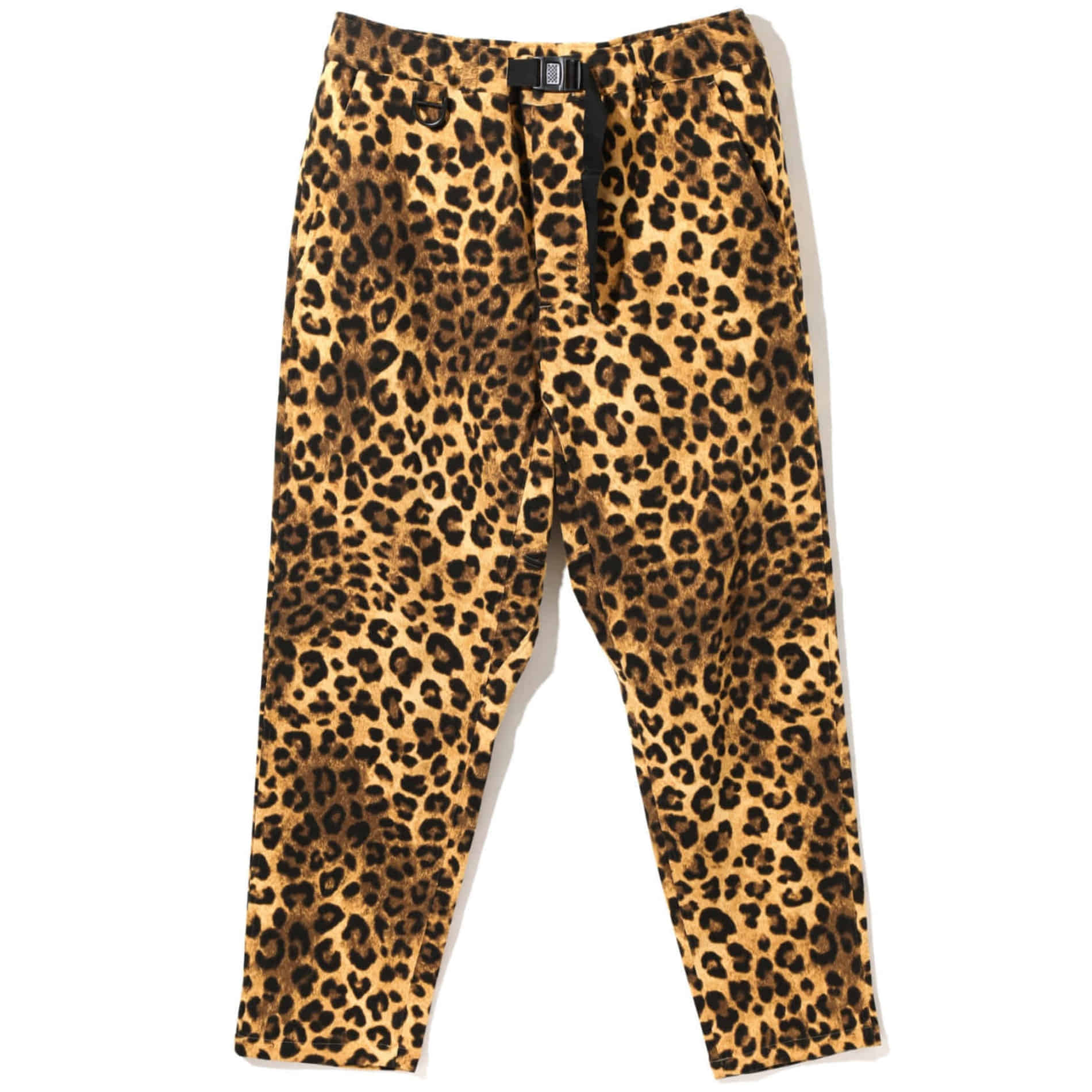 AIE / EZ PANT FRENCH TERRY LEOPARD PRINTED BROWN