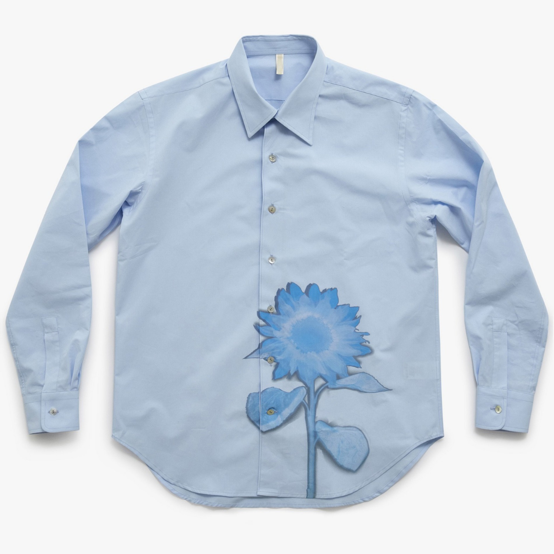 SUNFLOWER ADRIAN FLOWER SHIRT BLUE