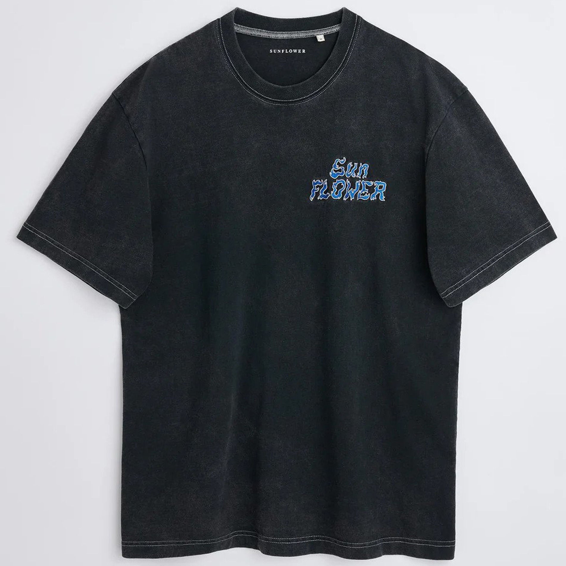 AW23 SUNFLOWER WASHED TEE BLACK