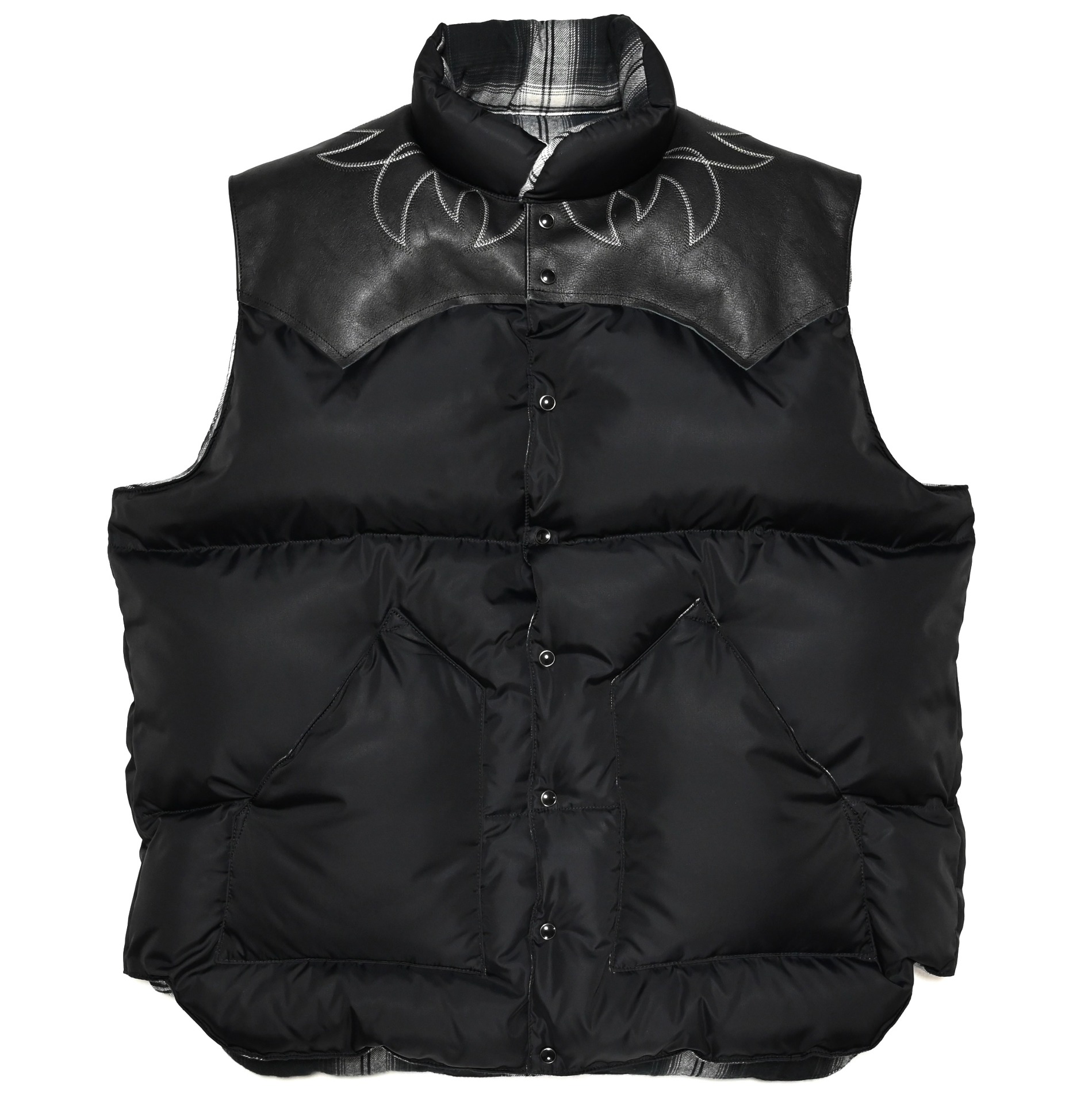 AW23 RAFU X ROCKY MOUTAIN FEATHERBED  RMFC DOWN VEST BLACK