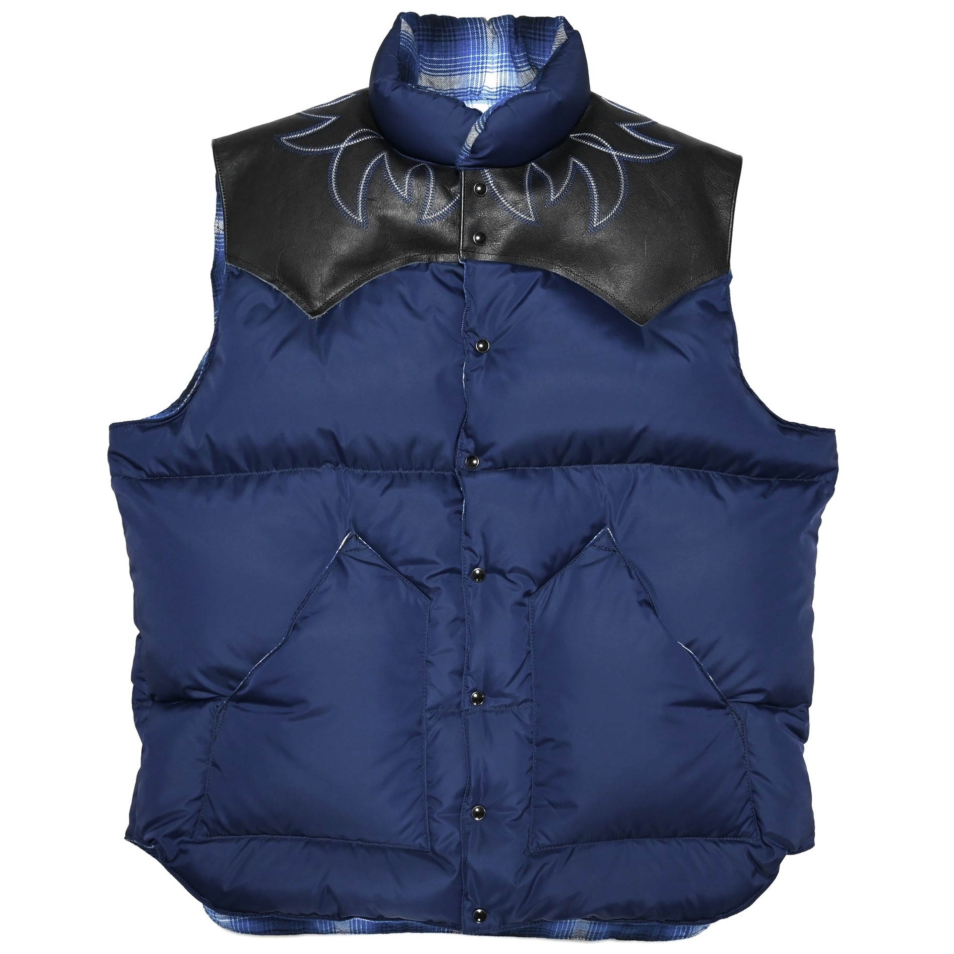 AW23 RAFU X ROCKY MOUTAIN FEATHERBED  RMFC DOWN VEST BLUE