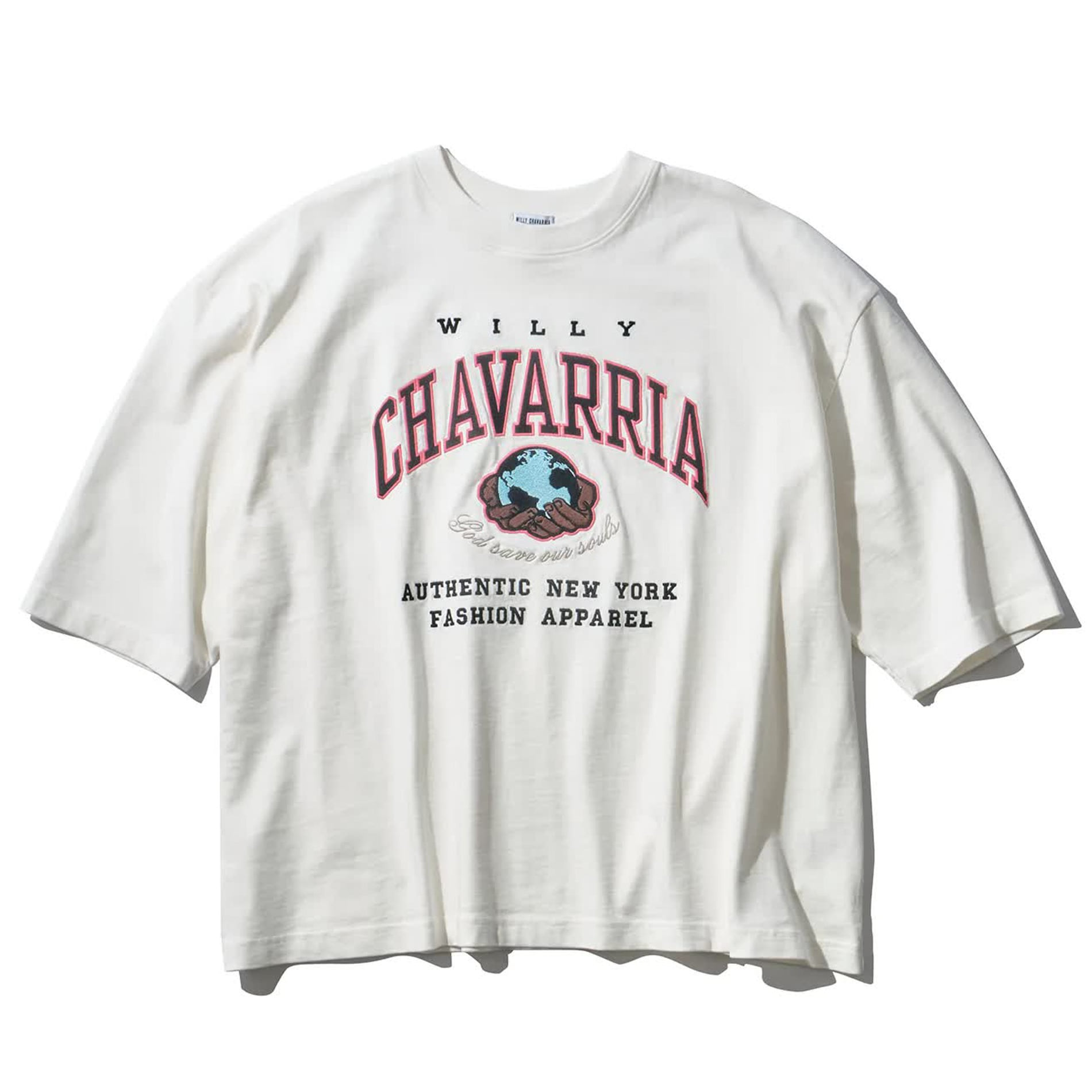 WILLY CHAVARRIA  DEEP DISH TEE BRIGHT WHITE